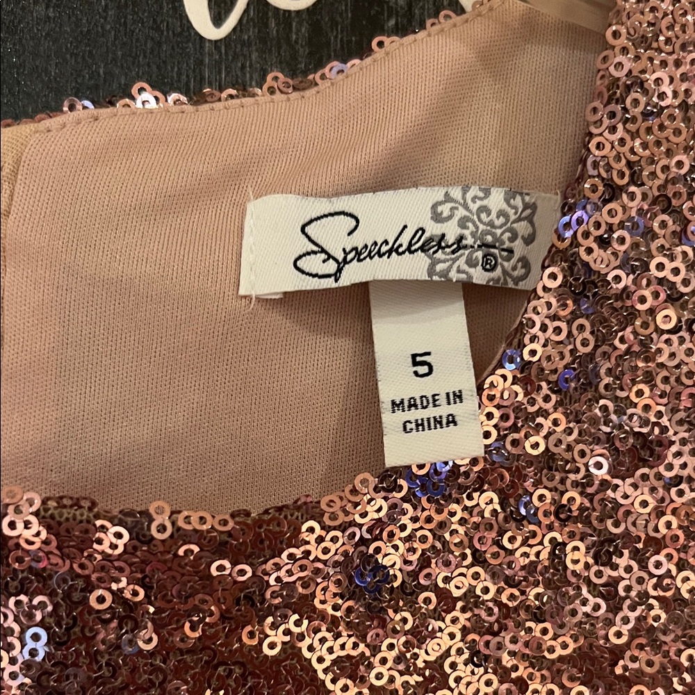 Speechless Sparkling Pink Sequin Mini Dress - Picture 2 of 6